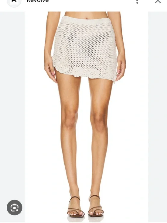 Free People Crochet Mini Skirt NWT size small - Picture 1 of 5